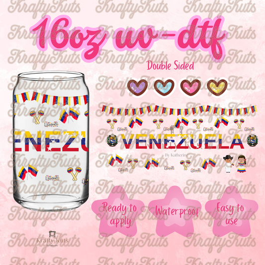#668 UV-DTF 16oz Glass Wrap - Double sided