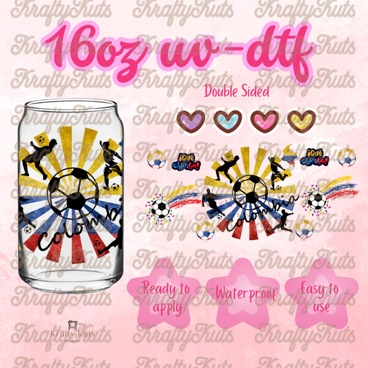 #670 UV-DTF 16oz Glass Wrap - Double sided