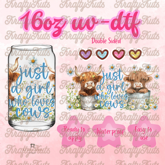 #676 UV-DTF 16oz Glass Wrap - Double sided
