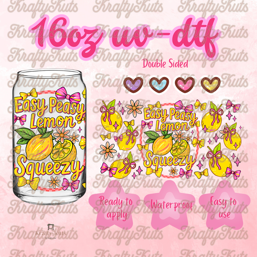 #677 UV-DTF 16oz Glass Wrap - Double sided
