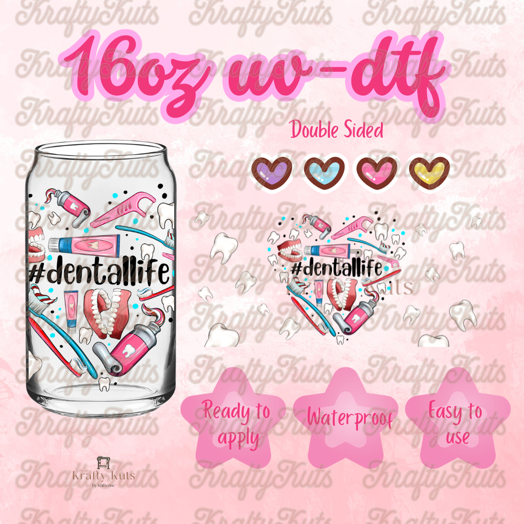 #680 UV-DTF 16oz Glass Wrap - Double sided