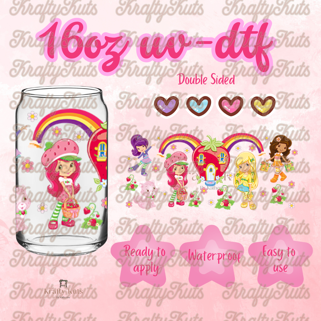 #686 UV-DTF 16oz Glass Wrap - Double sided