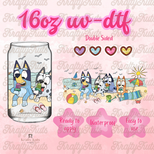 #692 UV-DTF 16oz Glass Wrap - Double sided