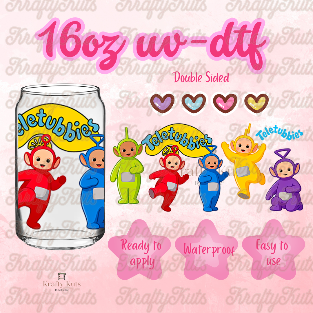 #699 UV-DTF 16oz Glass Wrap - Double sided