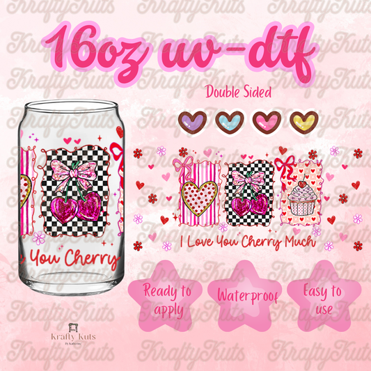 #701 UV-DTF 16oz Glass Wrap - Double sided
