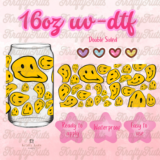 #689 UV-DTF 16oz Glass Wrap - Double sided