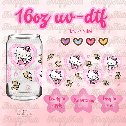 #696 UV-DTF 16oz Glass Wrap - Double sided