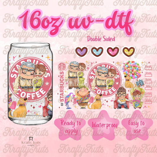 #695 UV-DTF 16oz Glass Wrap - Double sided