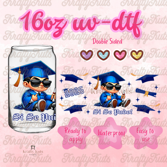 #691 UV-DTF 16oz Glass Wrap - Double sided
