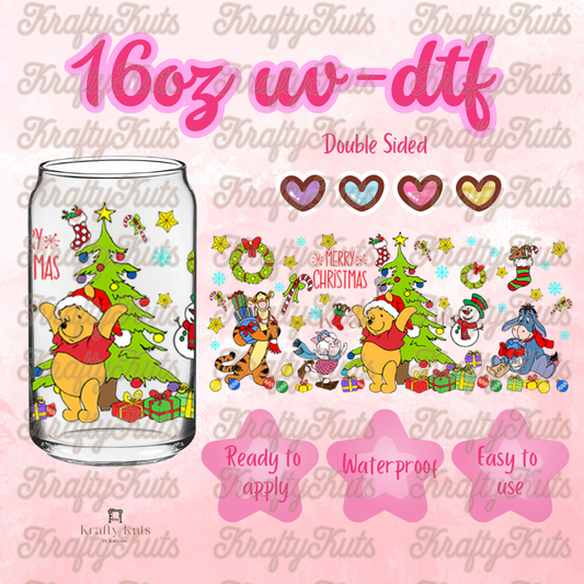 #481 UV-DTF 16oz Glass Wrap - Double Sided