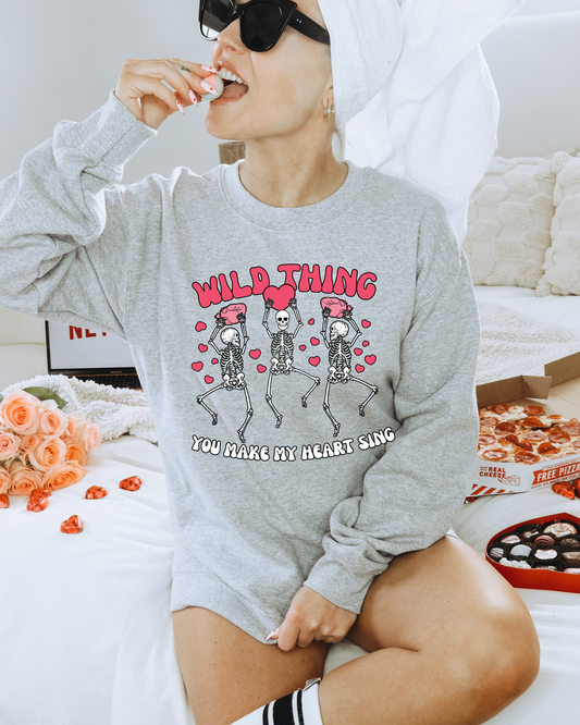 Wild Things Skeletons Crewneck♥