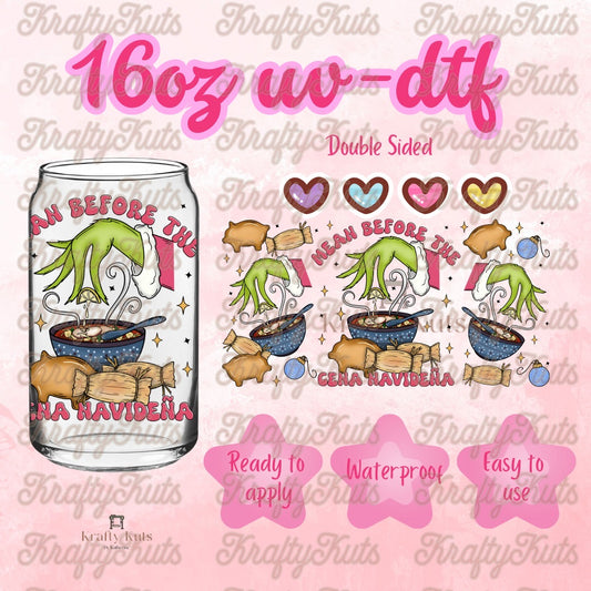 #483 UV-DTF 16oz Glass Wrap - Double Sided