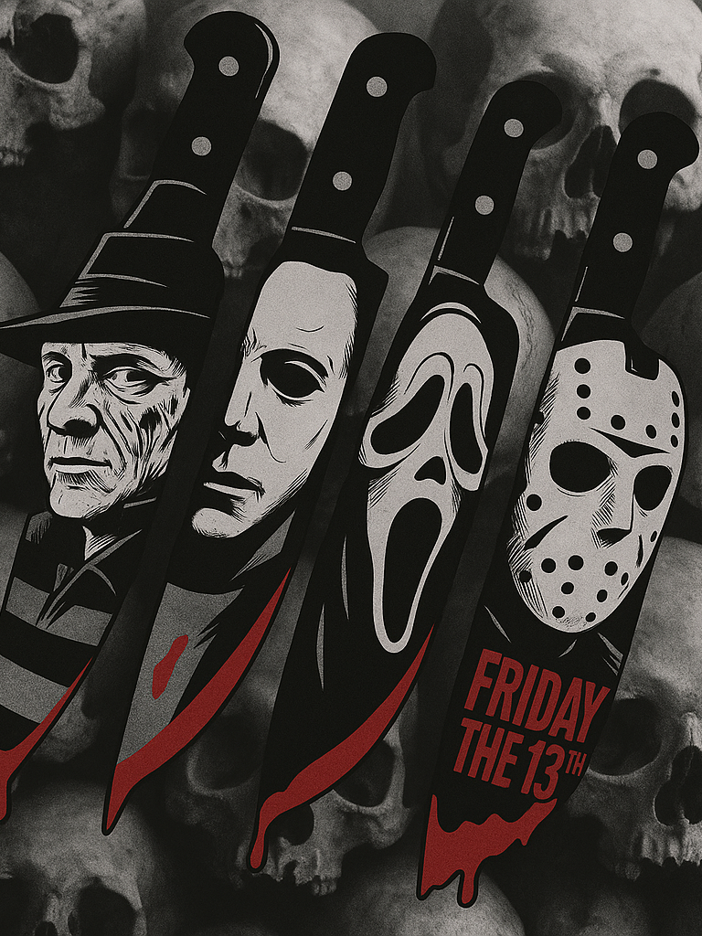 🎃 Halloween Horror Character Knife – 3D Printed Display Prop