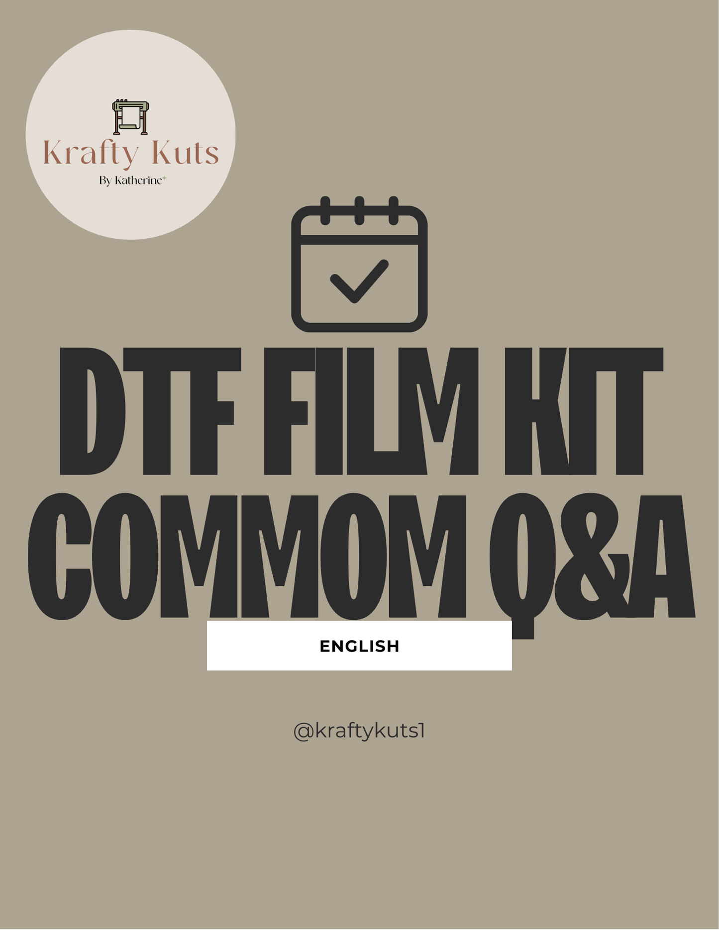 DTF Film Kit – Complete Q&A Guide (Instant Download)