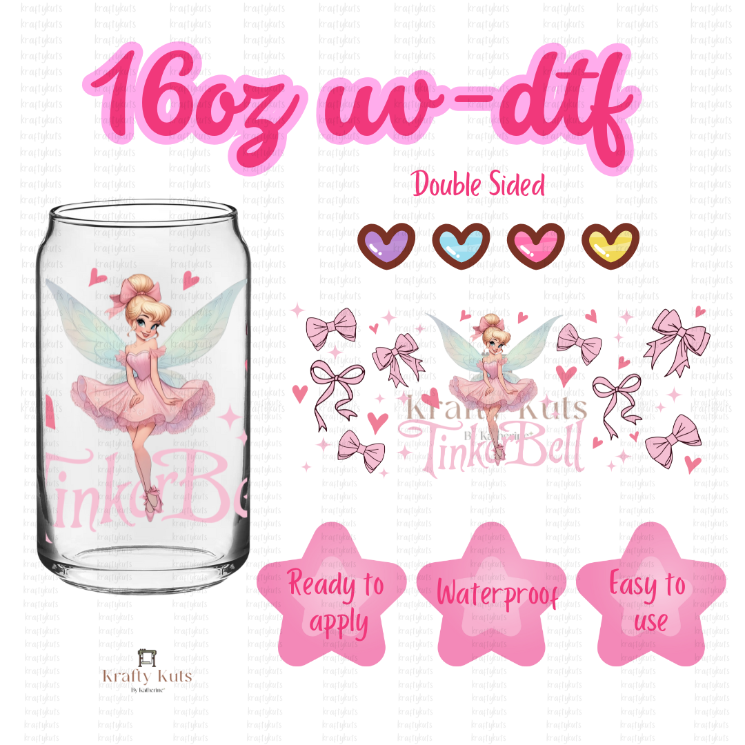 #585 UV-DTF 16oz Glass Wrap - Double sided