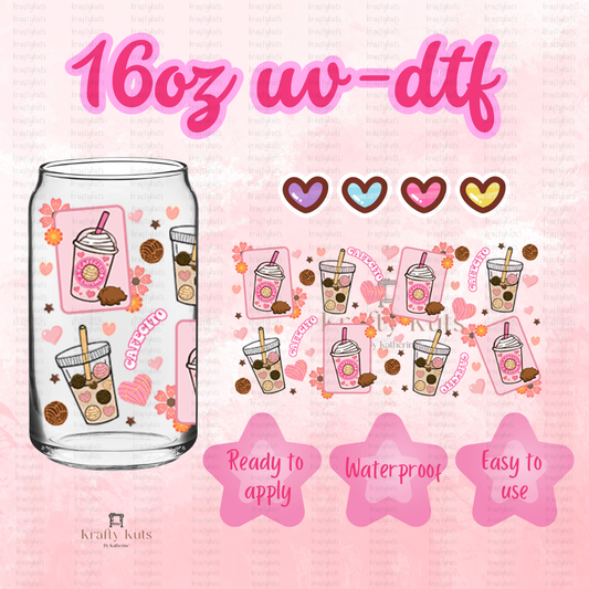 #582 UV-DTF 16oz Glass Wrap - Double sided