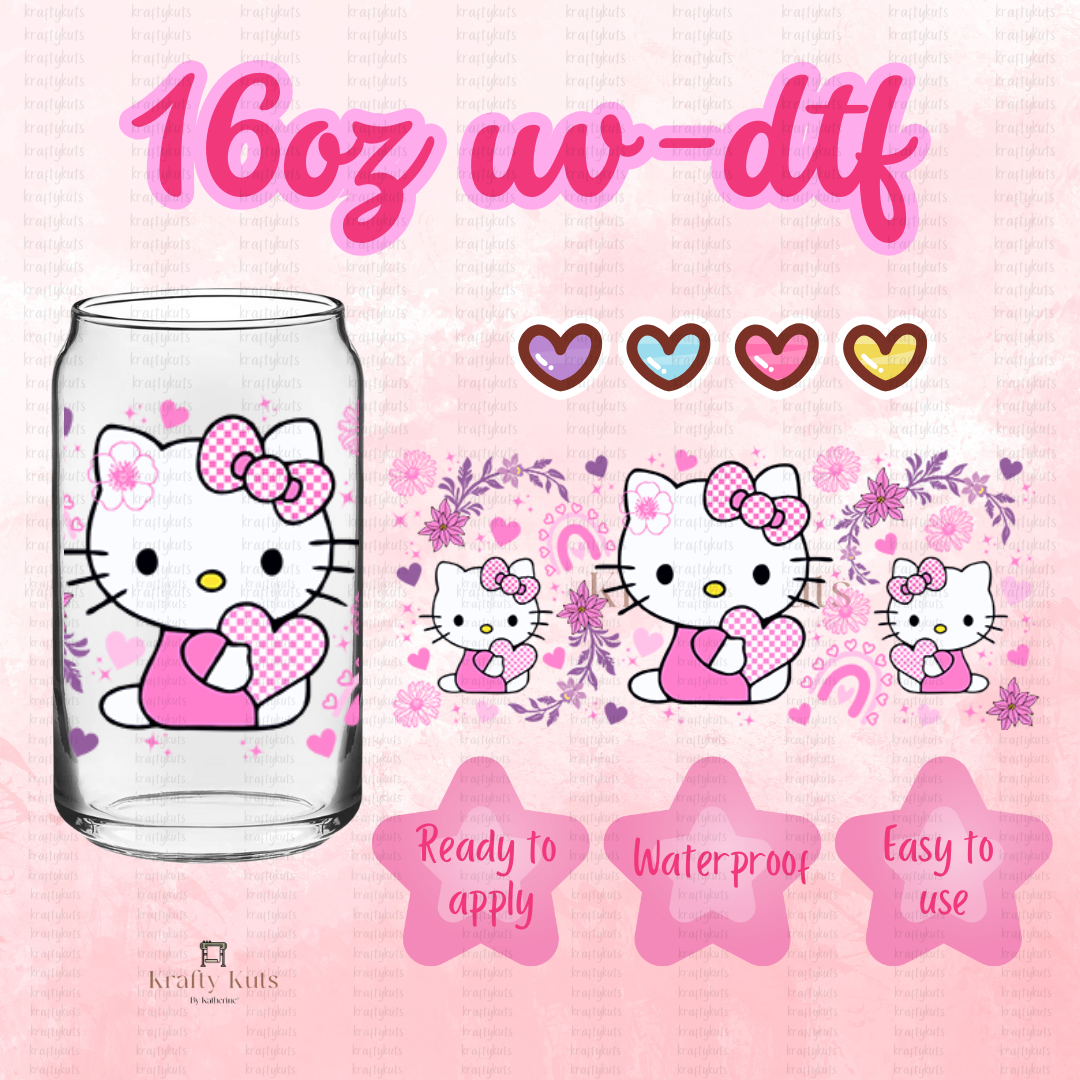#583 UV-DTF 16oz Glass Wrap - Double sided