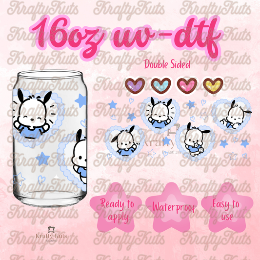 #589 UV-DTF 16oz Glass Wrap - Double sided