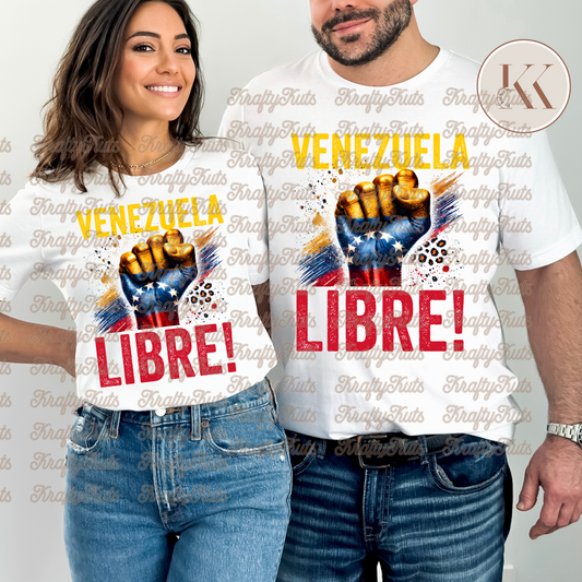 Venezuela Libre 🇻🇪 T-shirt | Comfort Colors T-shirt | T-shirt | Venezuela T-shirt Gift | Teel