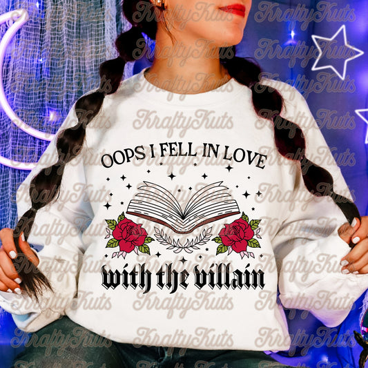 Oops I fell in love with the villain Direct Transfer Film DTF