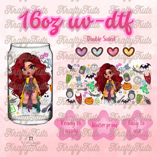 #434 UV-DTF 16oz Glass Can Wrap - Double Sided