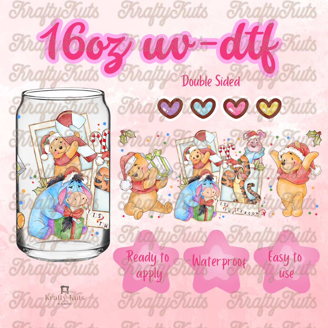 #575 UV-DTF 16oz Glass Wrap - Double sided