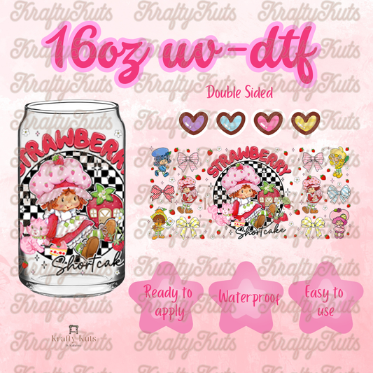 #579 UV-DTF 16oz Glass Wrap - Double sided