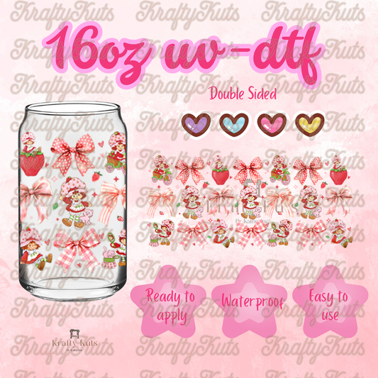 #580 UV-DTF 16oz Glass Wrap - Double sided