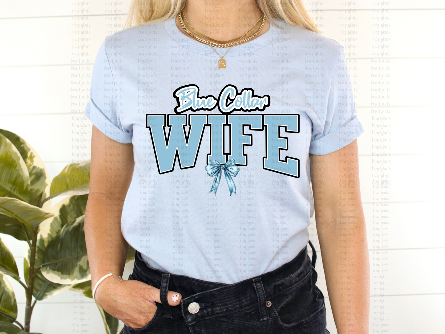 Blue Collar Wife - Bella Canvas T-shirt