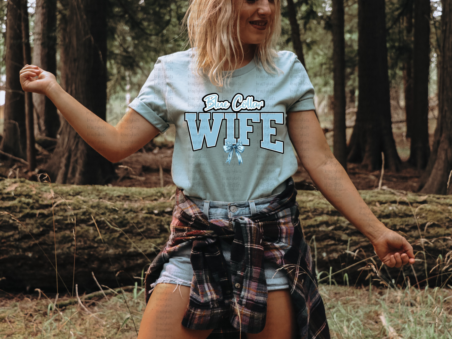 Blue Collar Wife - Bella Canvas T-shirt