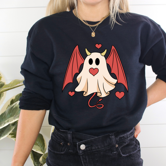 Valentines Spooky Ghost Crewneck♥