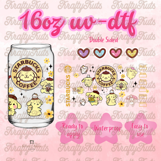 #553 UV-DTF 16oz Glass Wrap - Double sided