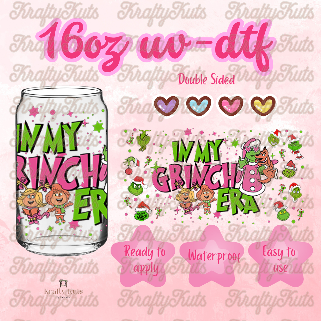 #493 UV-DTF 16oz Glass Wrap - Double Sided