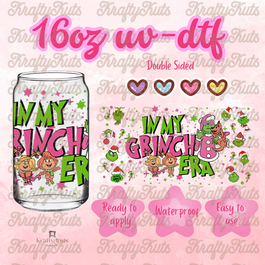 #493 UV-DTF 16oz Glass Wrap - Double Sided