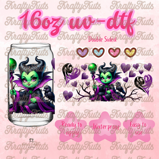 #407 UV-DTF 16oz Glass Wrap - Double Sided