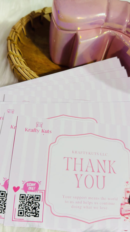 Thank You Cards 🎀✨