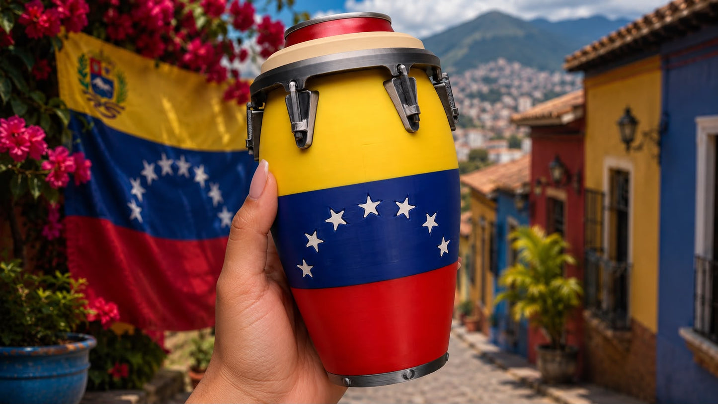 Conga Can Holder 🇵🇷 | 3D Printed Drink Sleeve for 12oz Cans